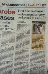 Read more about the article First patient specific instrumentation done in total knee replacement in estern U.P.